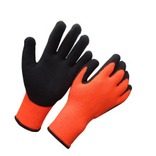 Acrylic Liner Sandy Latex Coated Safety Work Gloves